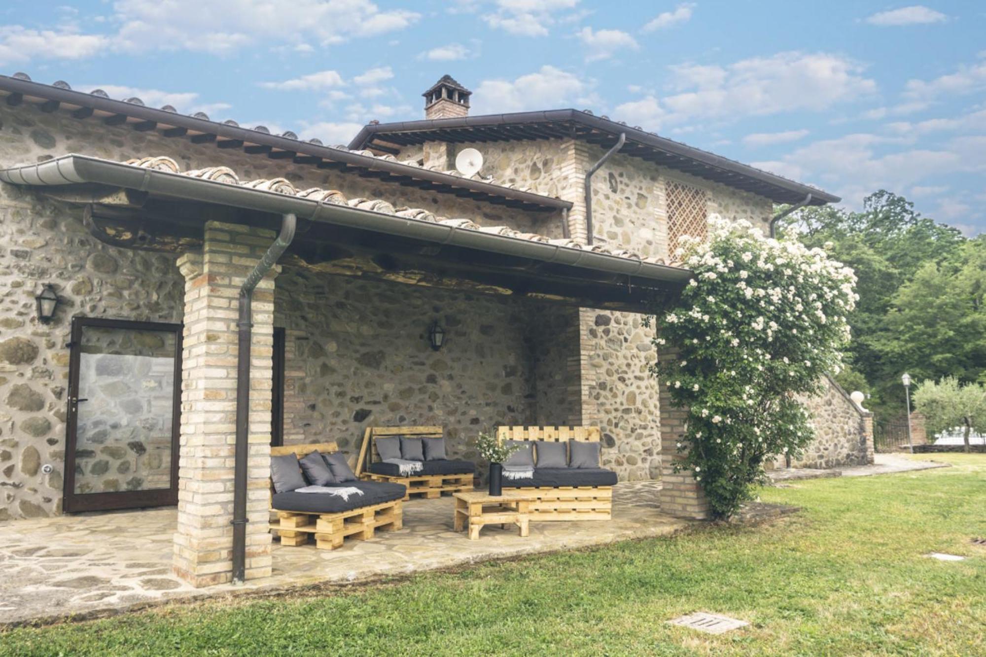 Villa Elisa - Private Pool & Airco Near Reschio Castle Lugnano Exteriör bild