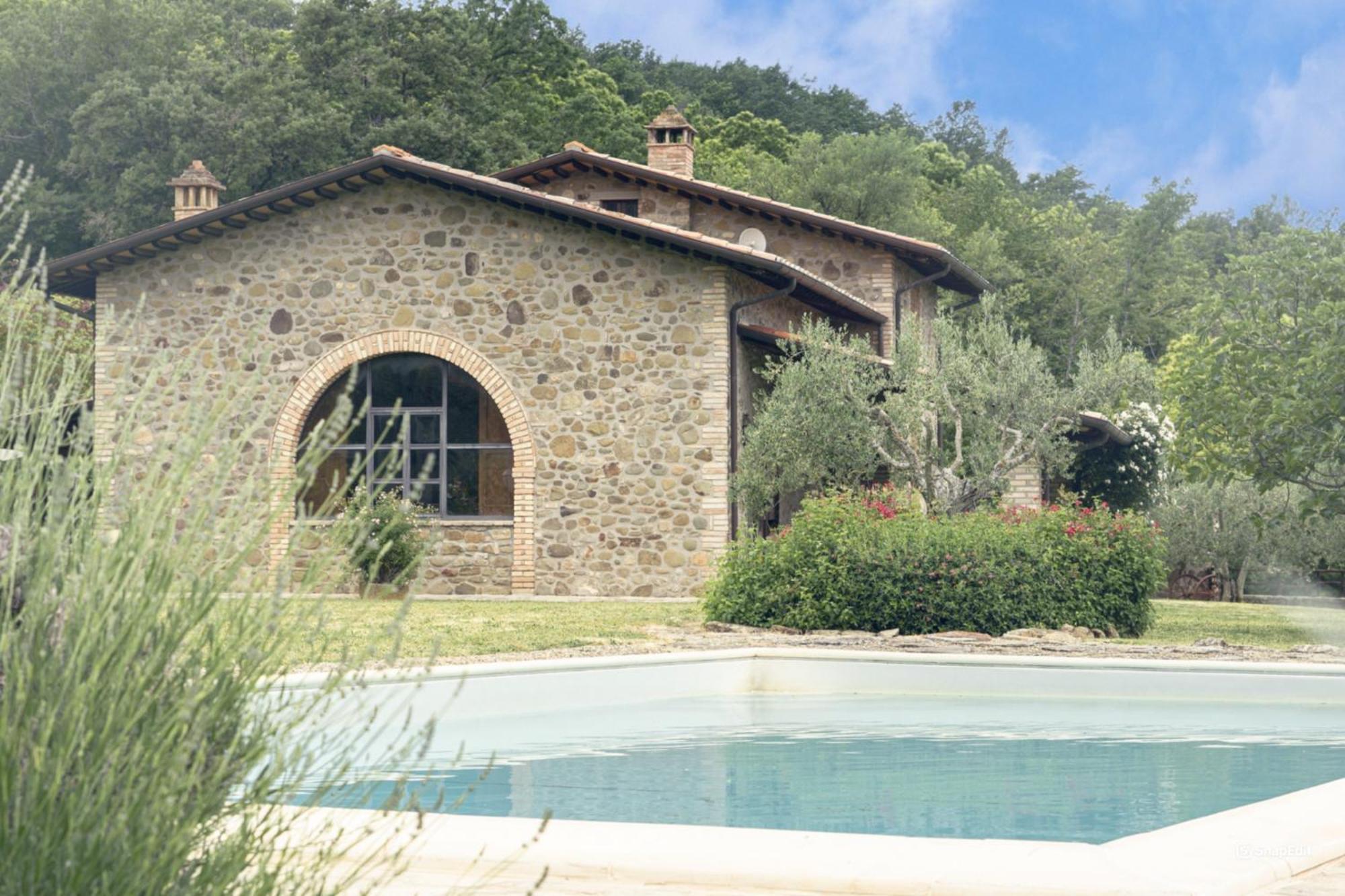 Villa Elisa - Private Pool & Airco Near Reschio Castle Lugnano Exteriör bild